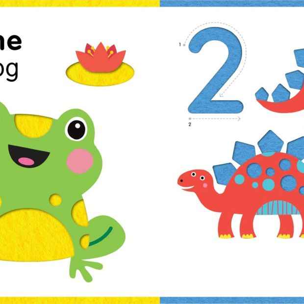 123: My First Felt Numbers - Book