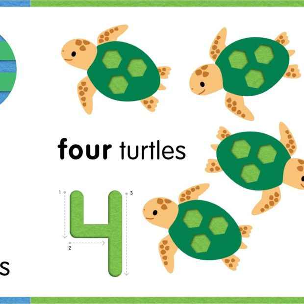 123: My First Felt Numbers - Book