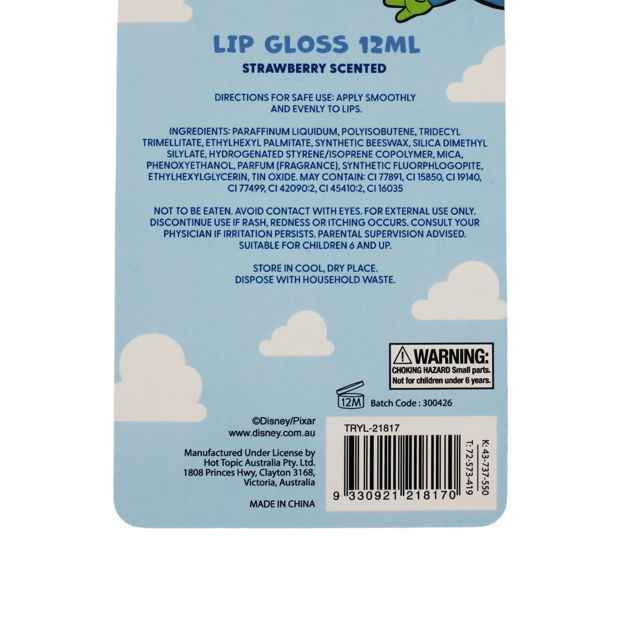 Disney Pixar Toy Story Lip Gloss Keychain 12ml - Strawberry Scented