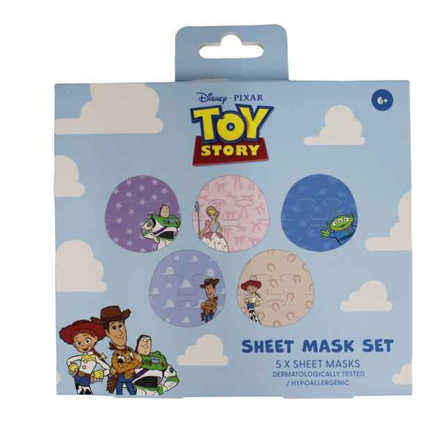 Disney Pixar Toy Story 5 Piece Sheet Mask Set