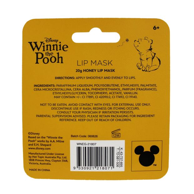 Disney Winnie the Pooh Lip Mask 20g - Honey