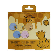 Disney Winnie the Pooh 5 Pack Face Sheet Mask Set