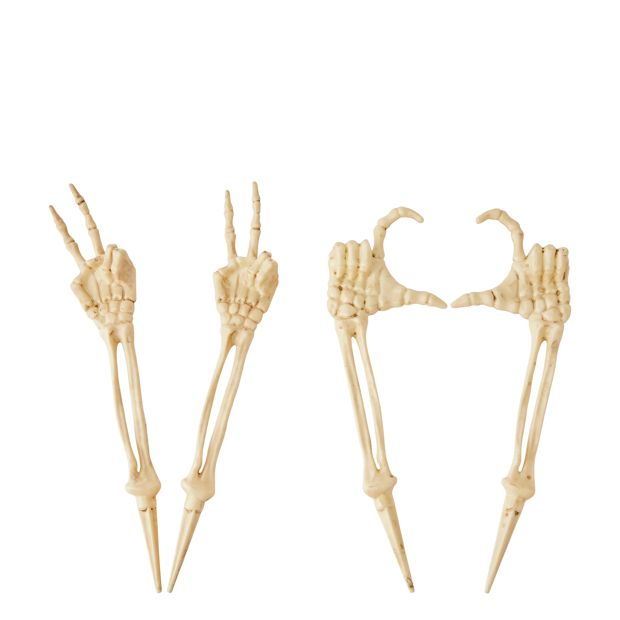 Anko 4 Pack Skeleton Hand Stakes