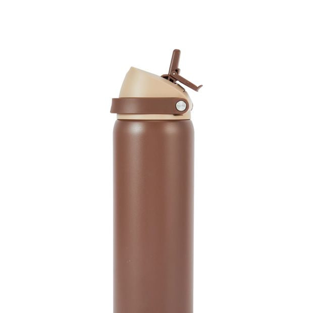 Anko 940ml Chocolate Dual Lid Bottle