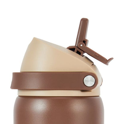 Anko 940ml Chocolate Dual Lid Bottle