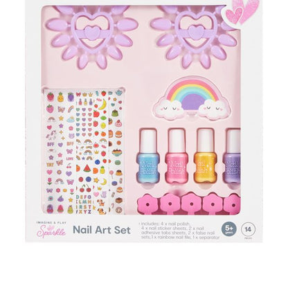 14 Piece Sparkle Nail Art Set