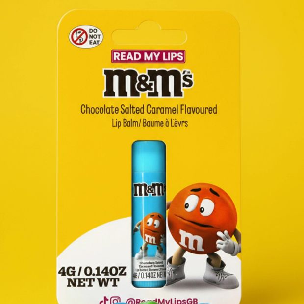 M&M’s Read My Lips Lip Balm 4g - Chocolate Salted Caramel Flavoured