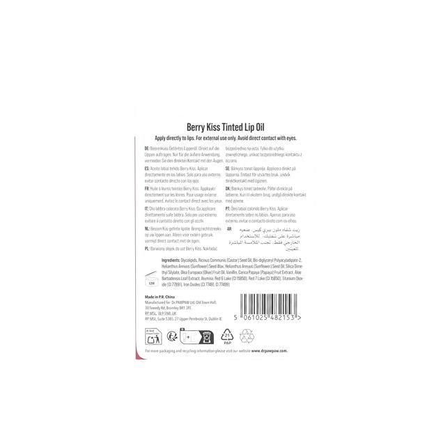 Dr. PAWPAW Tinted Lip Oil 8ml - Berry Kiss