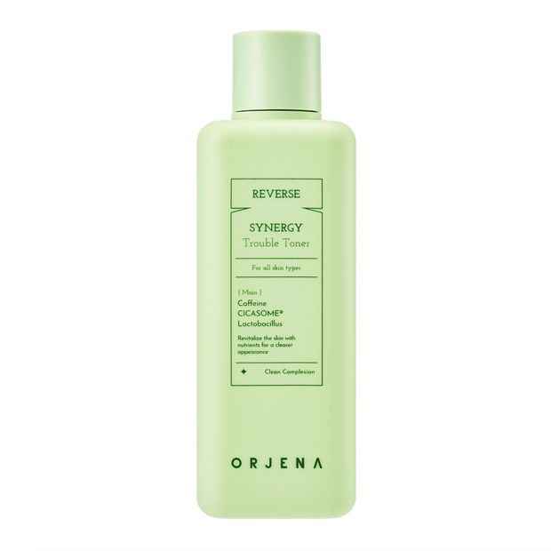 Orjena Reverse Synergy Trouble Toner 150ml - Caffeine, Cicasome and Lactobacillus