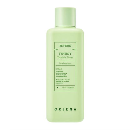 Orjena Reverse Synergy Trouble Toner 150ml - Caffeine, Cicasome and Lactobacillus