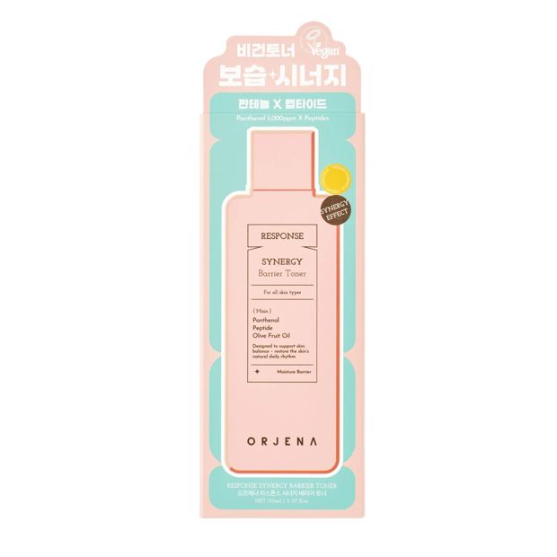Orjena Response Synergy Barrier Toner 150ml - Panthenol, Peptide and Olive Fruit Oil
