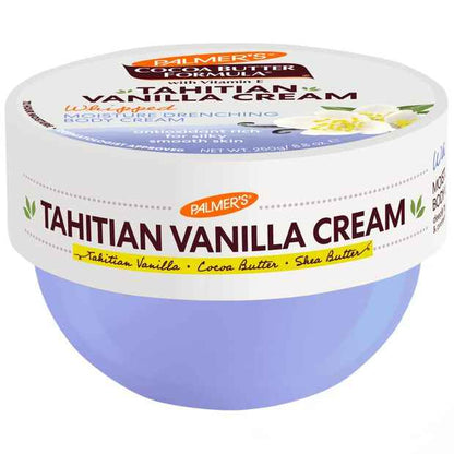 Palmer's Tahitian Vanilla Cream Body Cream 250g - Vitamin E, Tahitian Vanilla, Shea Butter and Cocoa Butter Formula
