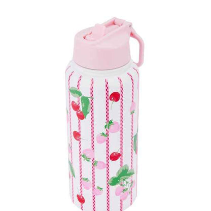 Anko 960ml Fruit Double Wall Insulated Cylinder Drink Bottle