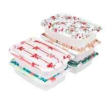 Anko Set of 5 Christmas Food Storage Containers