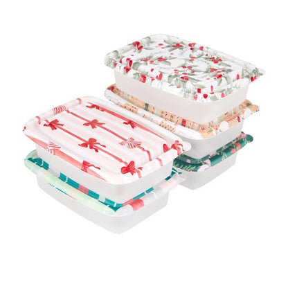Anko Set of 5 Christmas Food Storage Containers