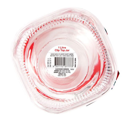 Anko 1L Clip Top Jar