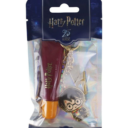 Harry Potter Lip Gloss and Keyring Set - Cherry
