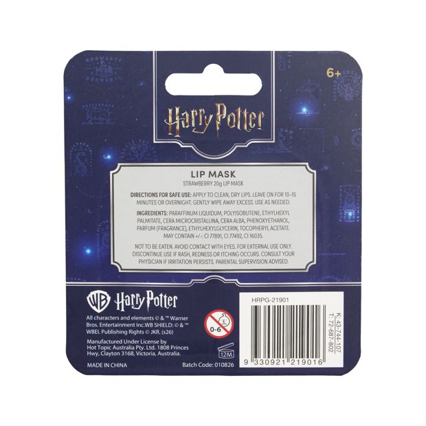 Harry Potter Lip Mask 20g - Strawberry Scented