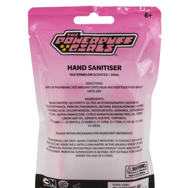 The Powerpuff Girls Hand Sanitiser 30ml - Watermelon Scented