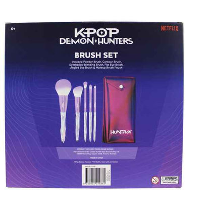 KPop Demon Hunters Makeup Brush Set