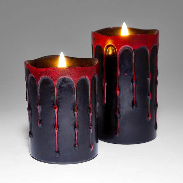 Anko Halloween Dripping Wax LED Candle Set