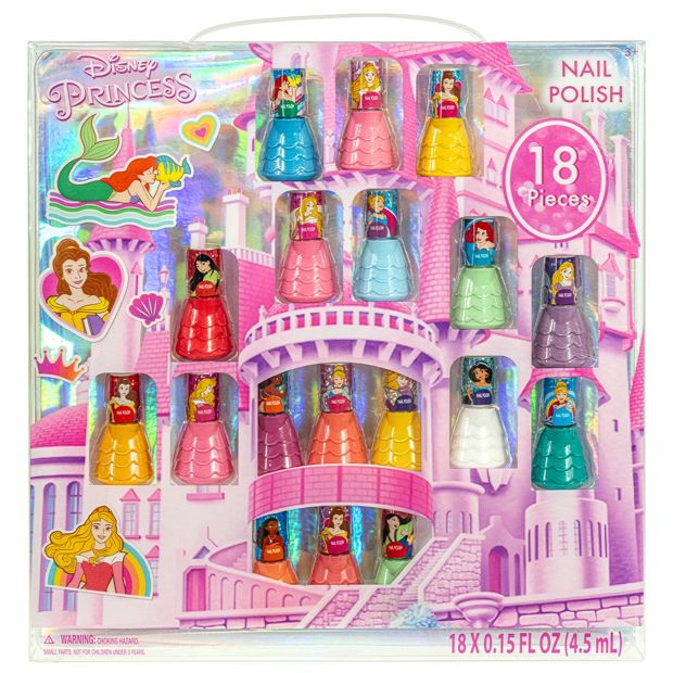 Disney Princess 18 Piece Nail Polish Set