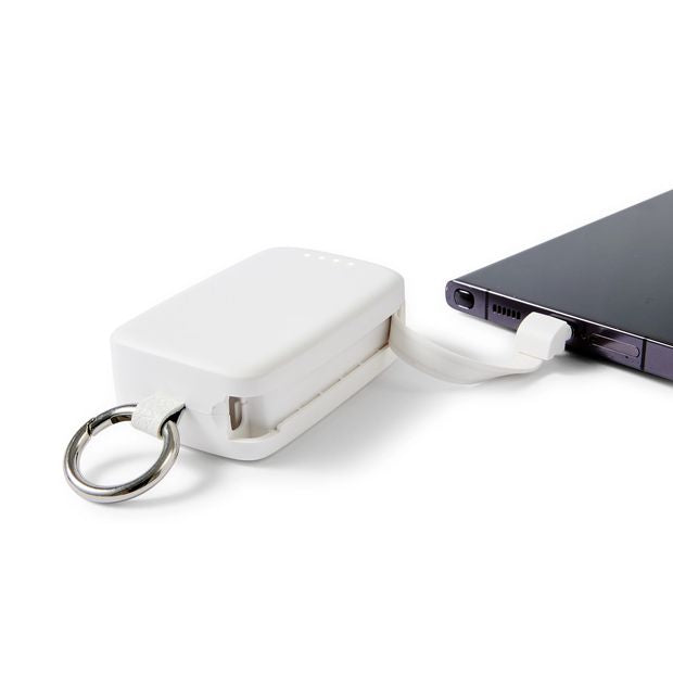 Anko 5000mAh Keychain Powerbank - White