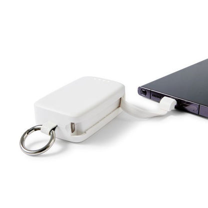 Anko 5000mAh Keychain Powerbank - White
