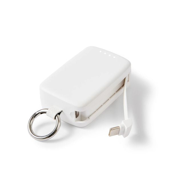 Anko 5000mAh Keychain Powerbank - White
