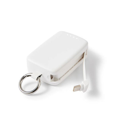 Anko 5000mAh Keychain Powerbank - White