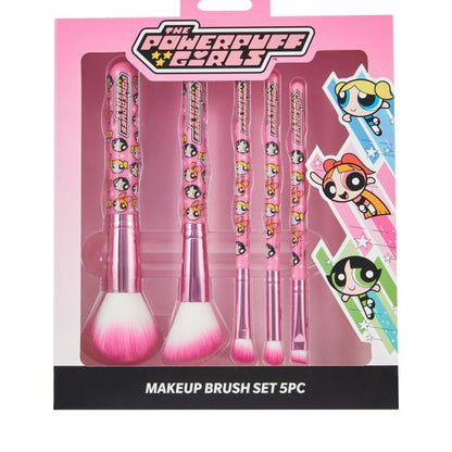 The Powerpuff Girls 5 Piece Makeup Brush Set