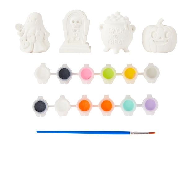 Anko 18 Piece Paint Your Own Halloween Plaster Set