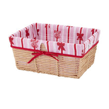 Anko Christmas Basket with Bow Liner