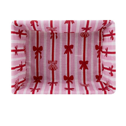 Anko Christmas Basket with Bow Liner