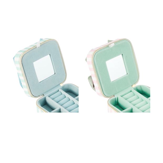 Anko Bow Zip Jewellery Box - Assorted