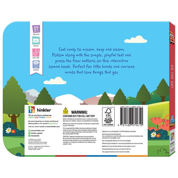 On the Go Vehicles: Sound Book