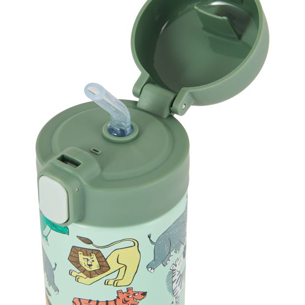 Anko 400ml Double Wall Insulated Cylinder Bottle - Animal