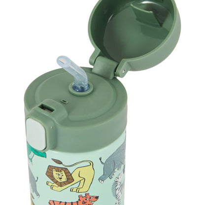 Anko 400ml Double Wall Insulated Cylinder Bottle - Animal