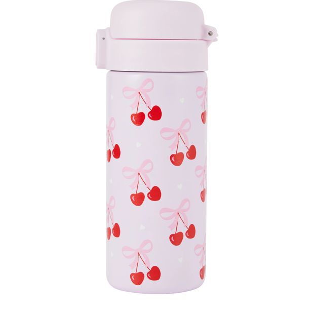 Anko 400ml Double Wall Insulated Cylinder Bottle - Cherry