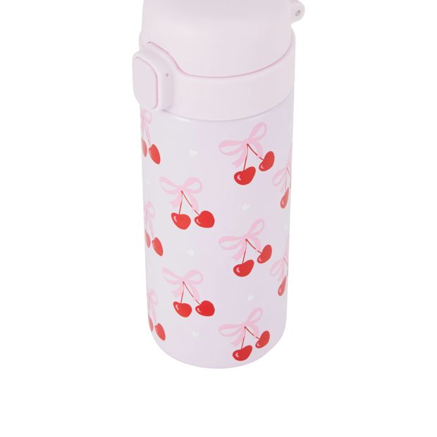 Anko 400ml Double Wall Insulated Cylinder Bottle - Cherry
