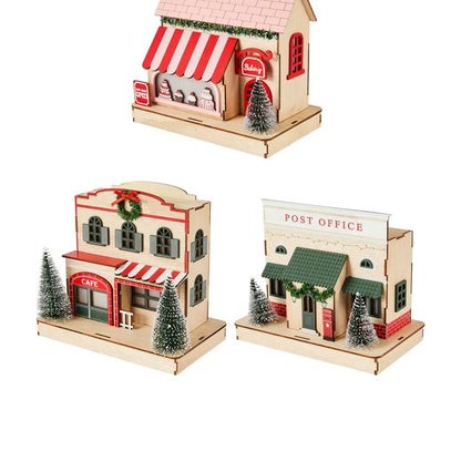Anko Light Up Medium Village - Assorted