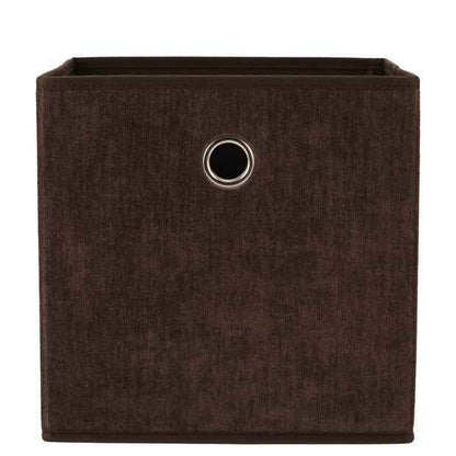Anko Collapsible Storage Cube - Chocolate