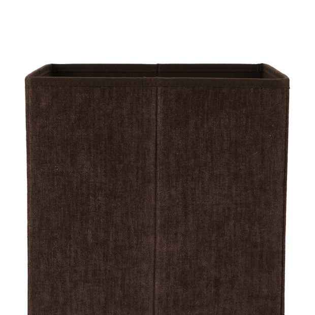 Anko Collapsible Storage Cube - Chocolate