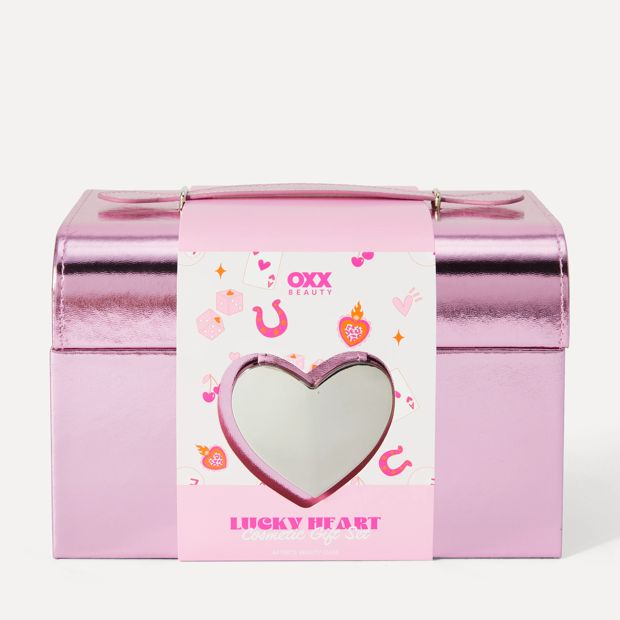 OXX Beauty 44 Piece Lucky Heart Cosmetic Gift Set