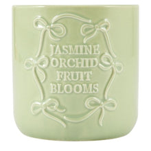 Anko Green Bow Embossed Candle