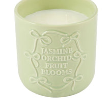 Anko Green Bow Embossed Candle