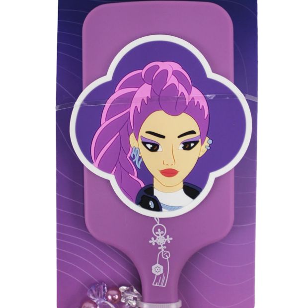 KPop Demon Hunters Hairbrush - Rumi