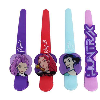 4 Pack KPop Demon Hunters License Salon Hair Clips