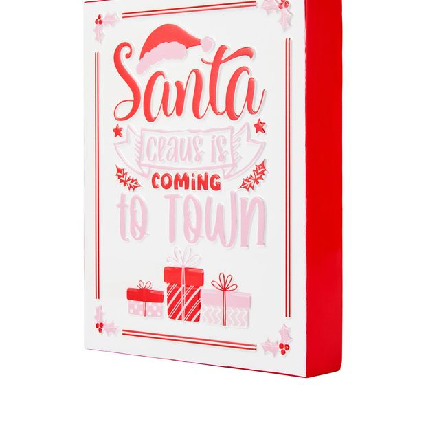 Anko Santa Is Coming Sign