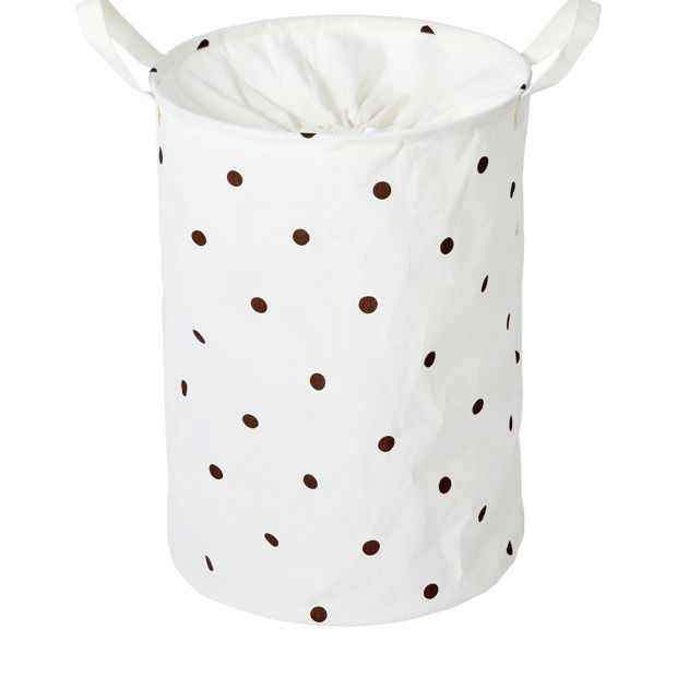 Anko Polka Dot Pop Up Laundry Hamper - Beige